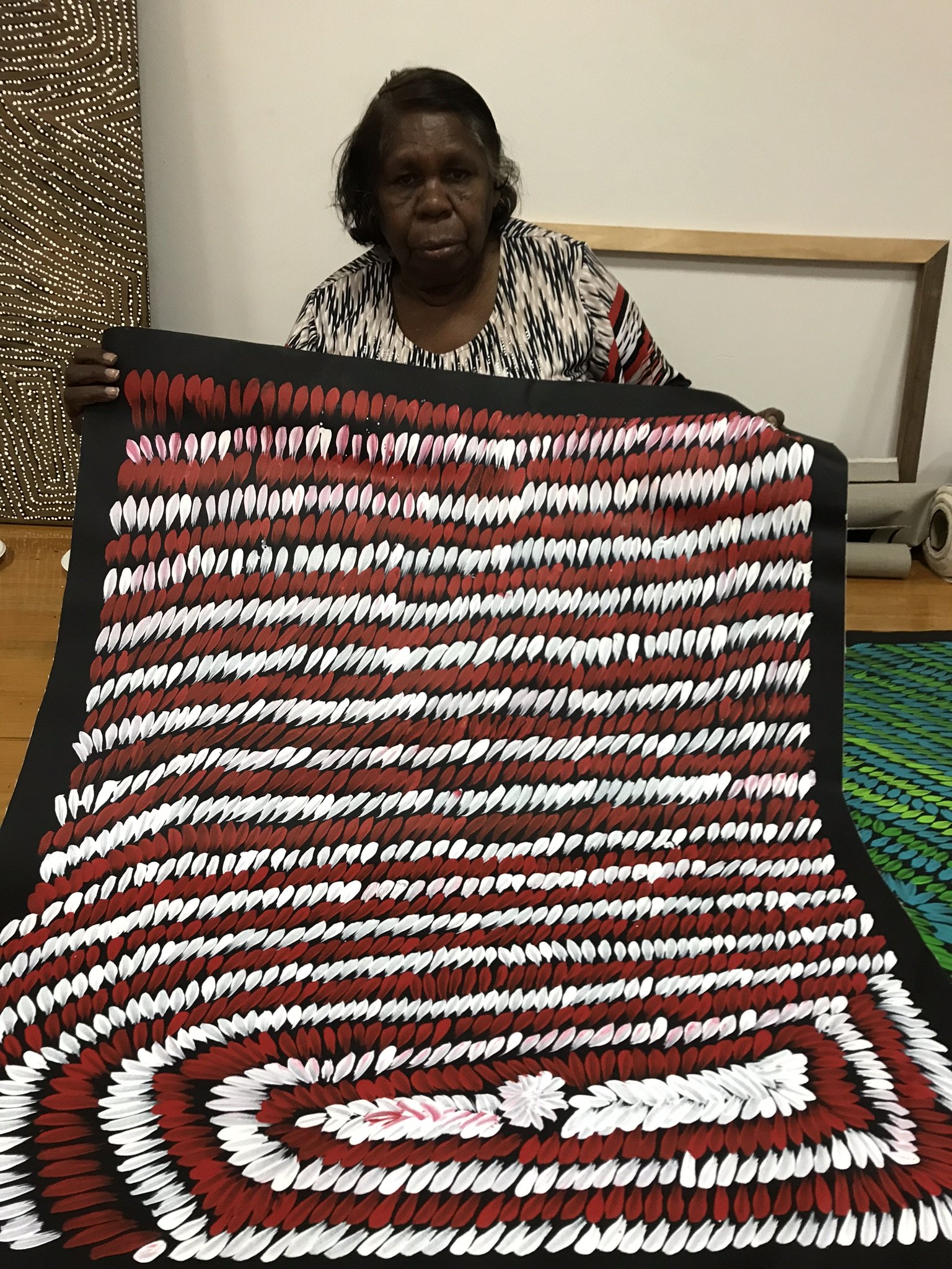 Barbara Pananka - Bush Medicine Leaves - 96x78cm - - North Sydney Shop - Image 2