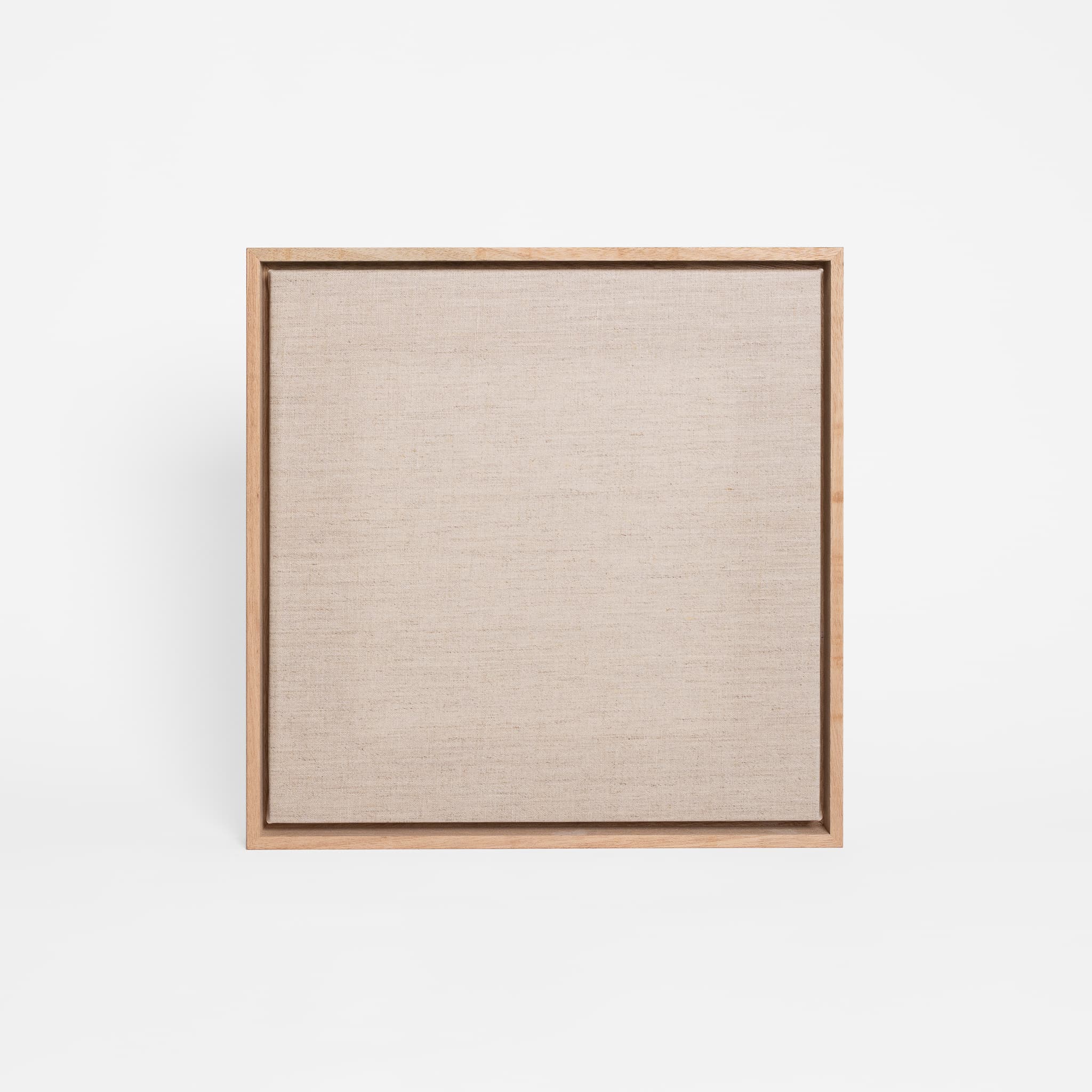 Custom Size Stretched Blank Primed Linen Canvas With Floating Frame (55mm) - Image 3