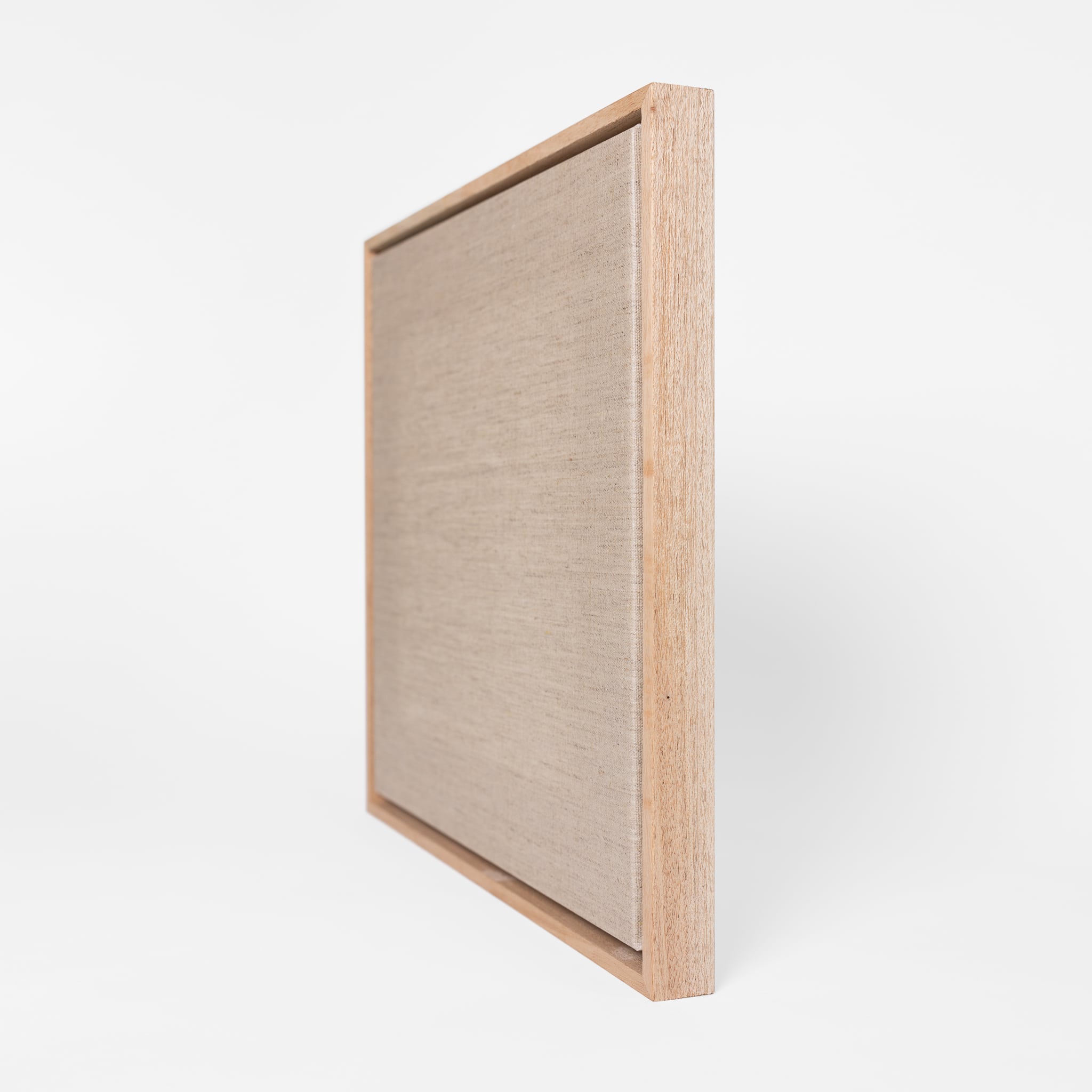 Custom Size Stretched Blank Primed Linen Canvas With Floating Frame (55mm) - Image 4