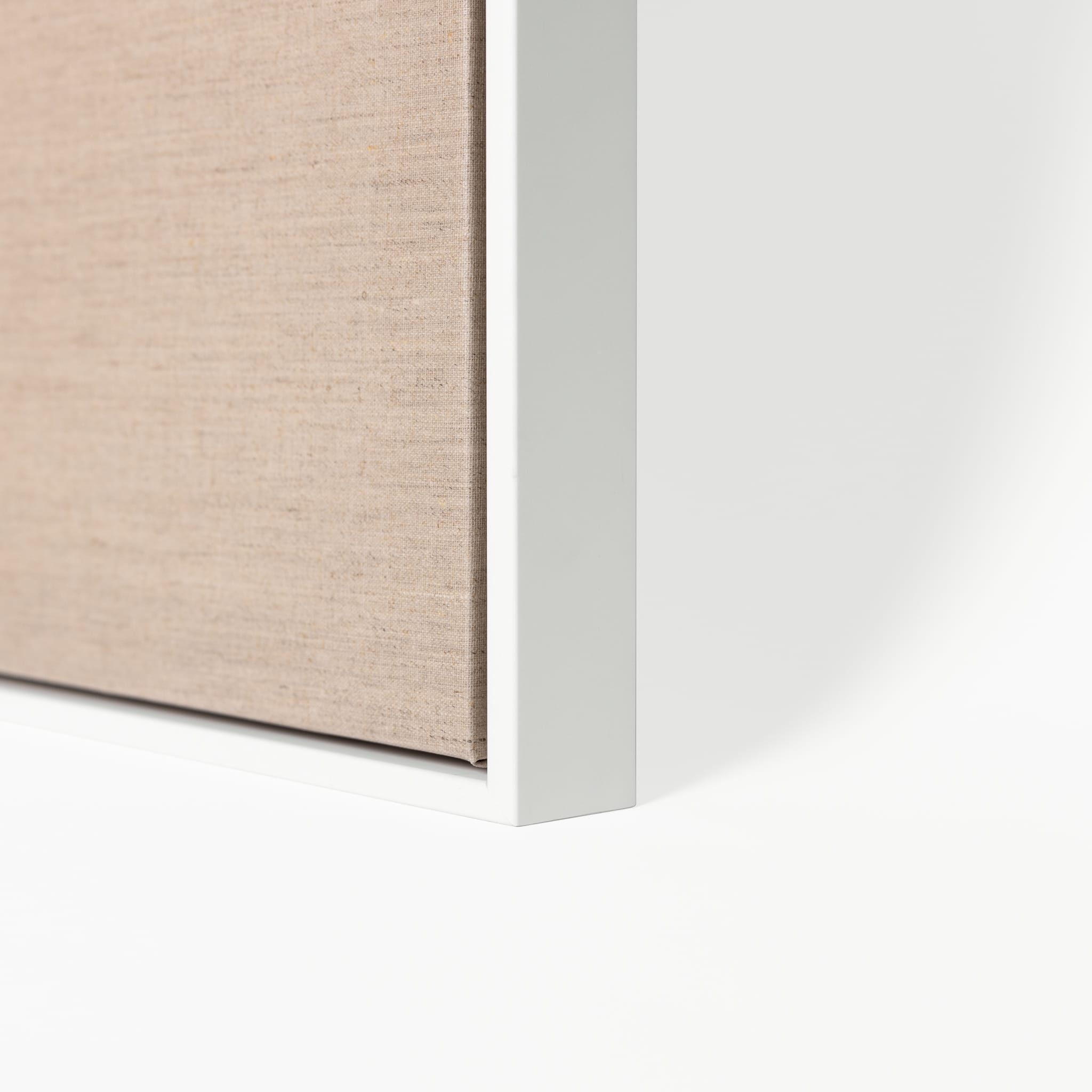 Custom Size Stretched Blank Primed Linen Canvas With Floating Frame (55mm) - Image 7