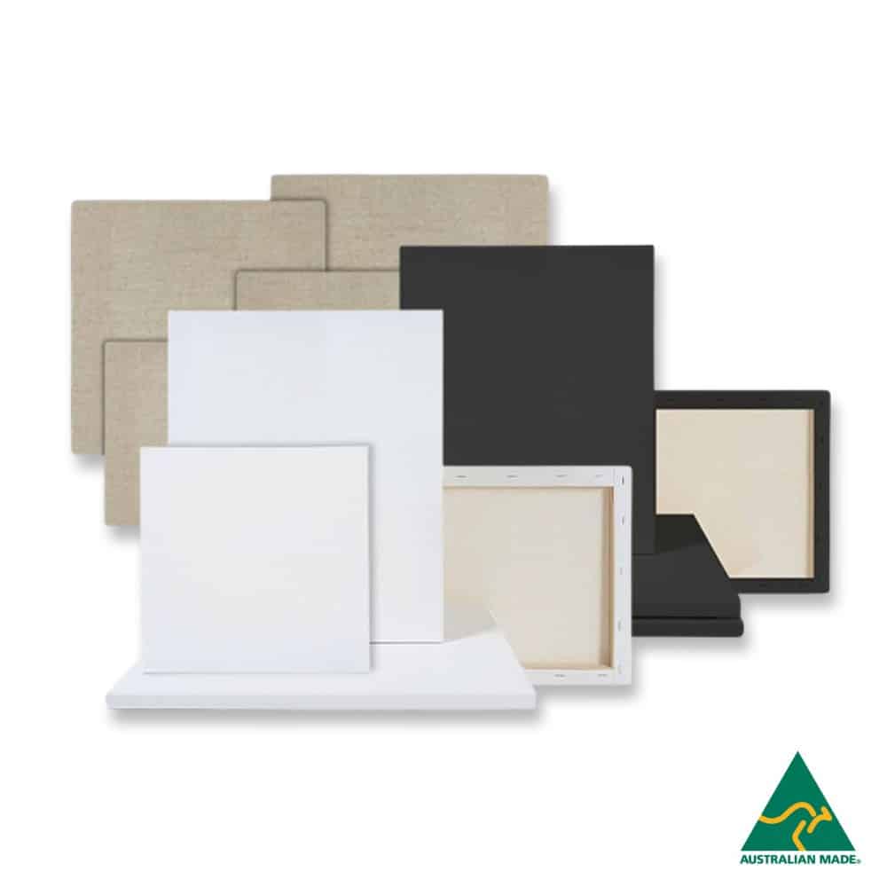 4 x Artist Blank Canvas Assorted Sizes