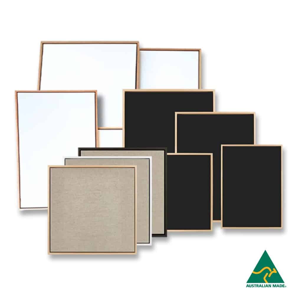 4 x Artist Blank Canvas & Floating Frame Assorted Sizes