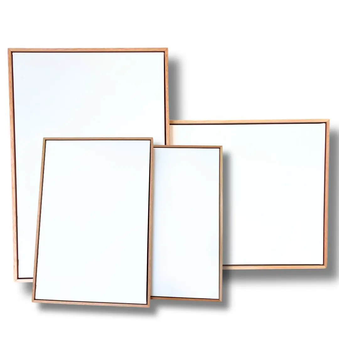 4 x Artist Blank Canvas & Floating Frame Assorted Sizes - Image 2