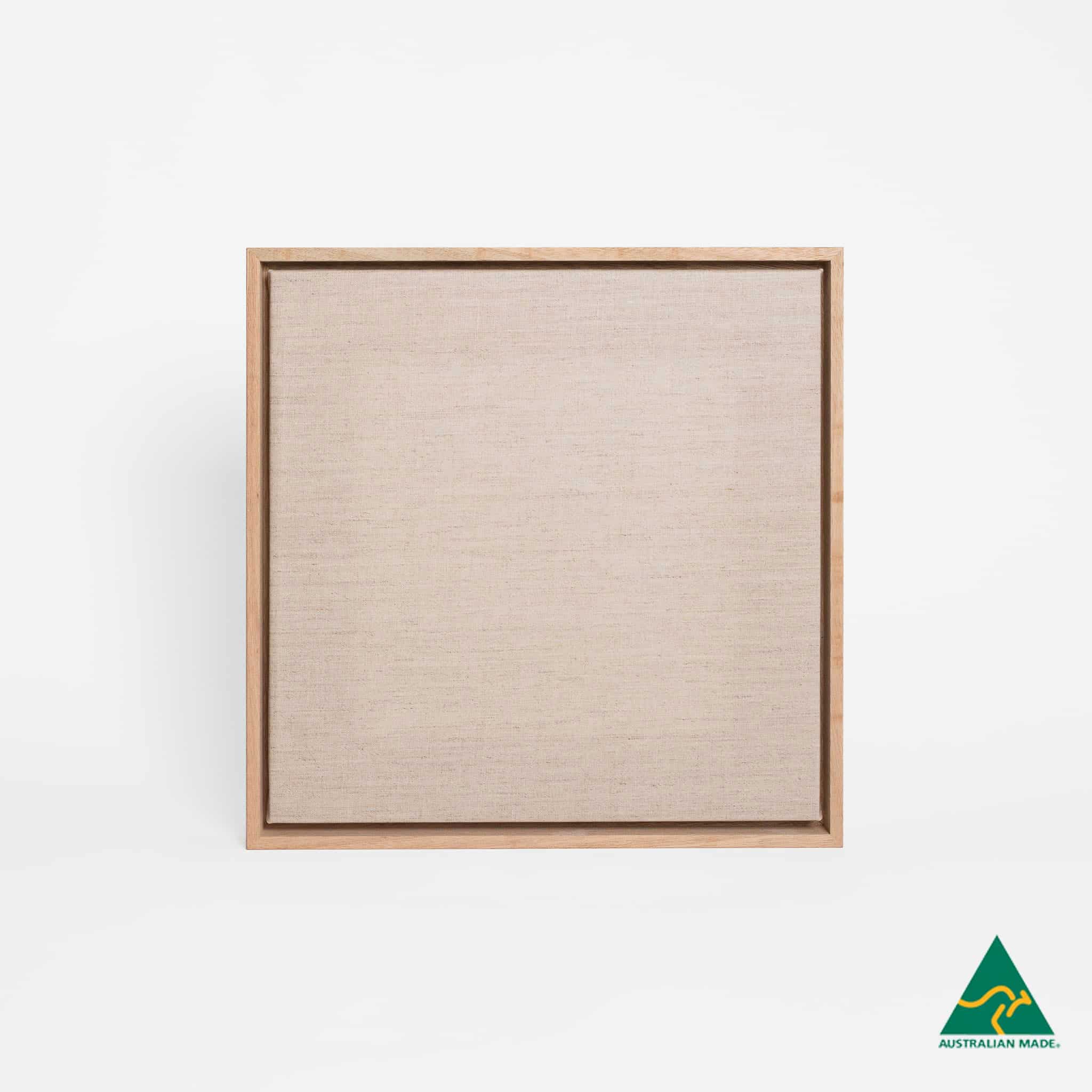 Custom Size Stretched Blank Primed Linen Canvas With Floating Frame (55mm)